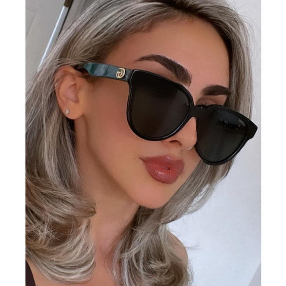 Gucci | Accessories | New Gucci Gg960sa Black Green Rounded